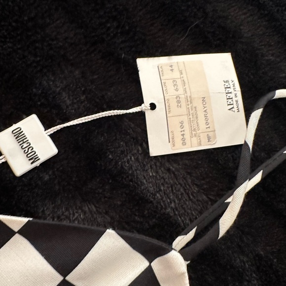 NWT Moshino Vintage Checkered Mini Size 10 - Picture 2 of 3